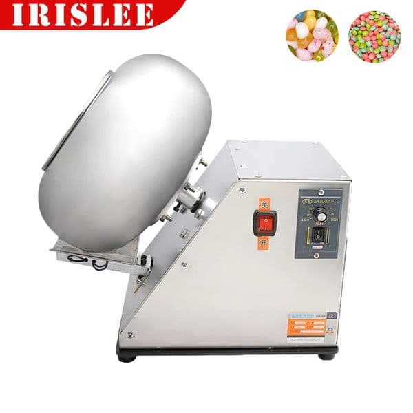 Electric Commercial Peanut Sugar Coating Machine Stainless Steel Chocolate Coater Rounding Pills Film Coating Polishing Machine