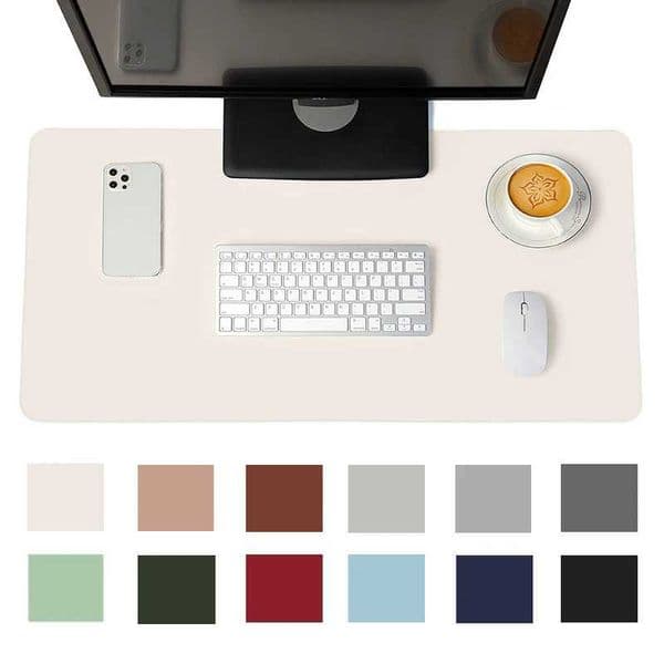 white mousepad Portable Mouse pad large Gaming Waterproof Non-slip PU Suede Desk Mat Computer Keyboard desk pad Mats Z260514