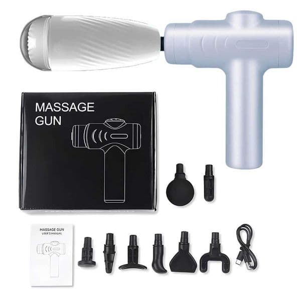 Fascia gun electric frequency conversion impact massage gun deep massage body neck hands legs male specific training relaxation C260514