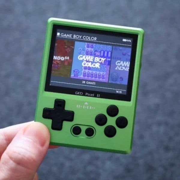 Games 2025 5000 GKD Pixel 2 Metal Handheld Game Console 24 IPS 640x480 Retro PSP PSone 64GB CNC Portable Birthday GiftJ260603