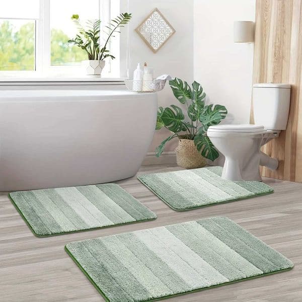 Luxury Bathroom Rugs Non Slip Ultra Water Absorbent Quick Dry Machine Washable For Bathroom Bedroom Living Room Door MatJ260514