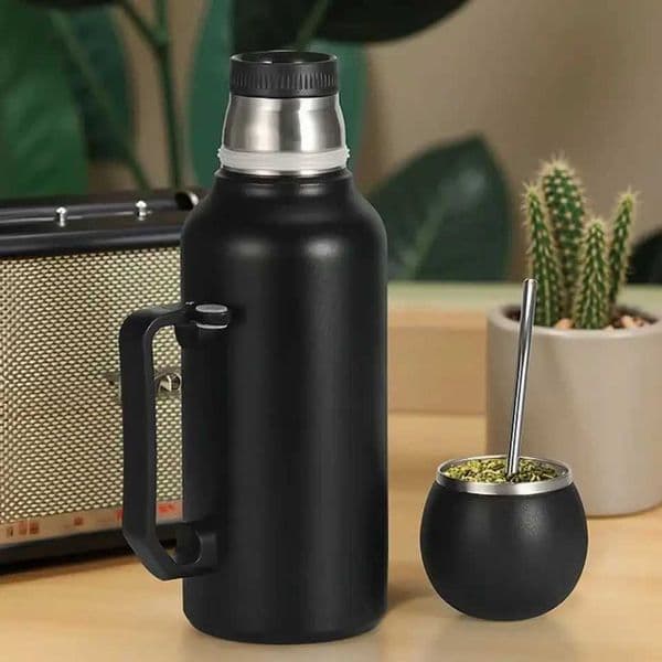 13L Yerba Mate Thermal Bottle Stainless Steel Double-Walled Insulated Bottle Large Capacity Leak-proof Thermos Flask CampingT260514