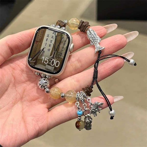 Bohen Summer New Product Ceramic Pendant Beaded Cpatible with iWatch Strap 38mm 40mm 41mm 42mm 44mm 45mmJ260514