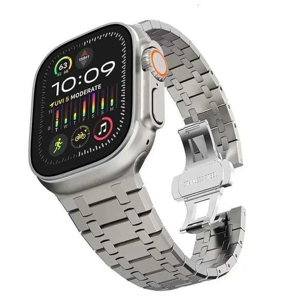 Luxury Metal Strap for Watch Band Ultra 2 49mm 46mm 45mm 44mm 42mm Stainless Steel Bracelet IWatch 10 9 8 7 6 SE 5 Correa X260514