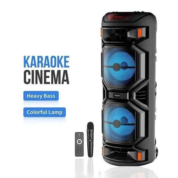 New Dual 8-Inch Bluetooth Speakers 2000W High Power Wireless Karaoke Speakers Outdoor Square Dance Party High Fidelity Subwoofer S260513