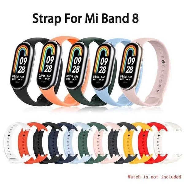 Silicone Strap for Mi Band 8 Strap NFC Sport Rubber Bracelet Wristband Pseira Correa For Mi 8 Smart Watch AccessoriesJ260514