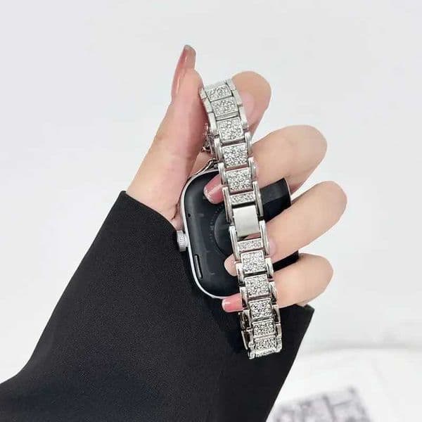 Square diamonds cpatible with 38/40/41/42/44/45/46/49 millimeters cpatible with Watch straps tra/Se10/9/8/7/6/5/4/3J260514