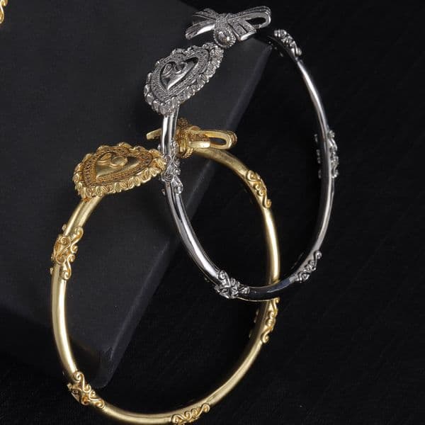 Classic Luxury Jewelry Brand Bracelet Lovely Open Cuff Bangles Flower Gemstone Bracelet designers women Gold Bracelet for Men with box Gifts