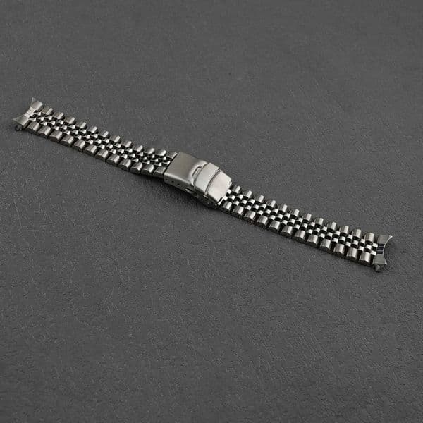 For Seiko Presage SSA343 Cocktail Time 20mm Silver Jubilee Steel Watch Band Wrist Strap Bracelet With Clasp By Rolamy X260514