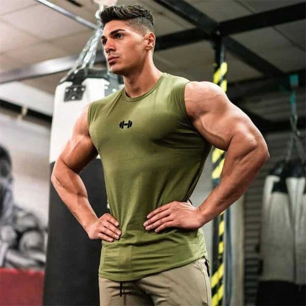 Summer Sleeveless Shirt Fitness Tank Tops Men Cotton Breathable Gym Clothing Bodybuilding Stringer Muscle Singlets Workout Vests T260514