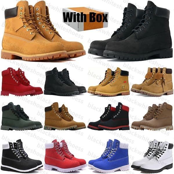 Free Shipping With Box Designer timberlamd tim boots martin booties Shoes for mens womens winter Autumn bottes botte sneakers over the knee snow high boot