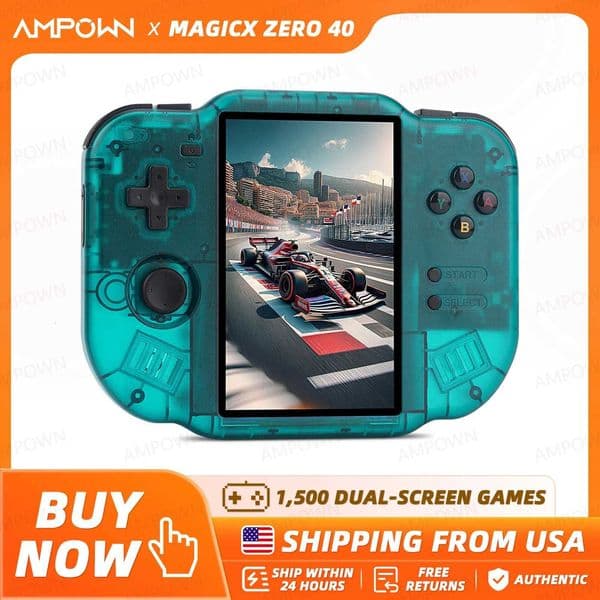 AMPOWN ZERO 40 Video Game Console 4 IPS Mti-touch Sn Android A133P port Wifi Vibration Motor Magicx Zero40J260514