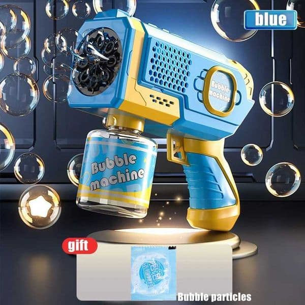 Space Electric Automatic Bubble Machine Bubble Gun Summer Beach Bathing Outdoor Games Children Fantasy Kids Bubble Toy L2605147NHJ