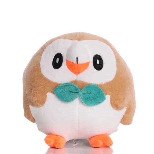 18cm Rowlet Plush Toys Cute Rowlet Plush Soft Stuffed Animals Toys Doll for Children Kids Gifts L260514