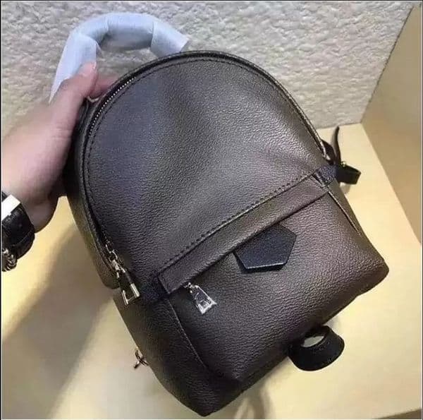 10A Woman Luxury Mini Backpack Designer For Women Brown Leather Backpacks Bookbag School Bag Student Kids Children Class Back Packs