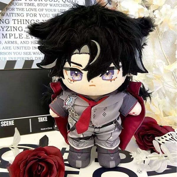 Game Genshin Impact Wriothesley Plush Doll Stuffed Toy Plushies Figures 20cm Change Suit Dress Up Clothing Toys Birthday Gifts 26Y0514