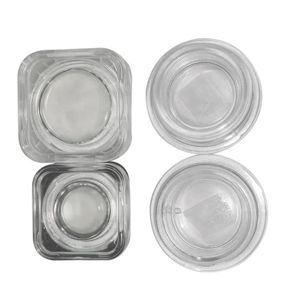2026 Jar Aluminum Lids 60Ml Container Kitchen Storage Food Containers Clear Glass Bottles Black Cover Custom Logo Stickers Label Water Stores Covers Free Shippi 02