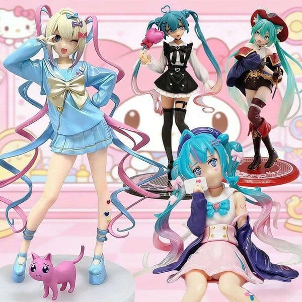 ,Needy Girl Overdose Anime Figure Parade KAngel PVC Collection Model kawaii figure girl Birthday Toys 26W0514