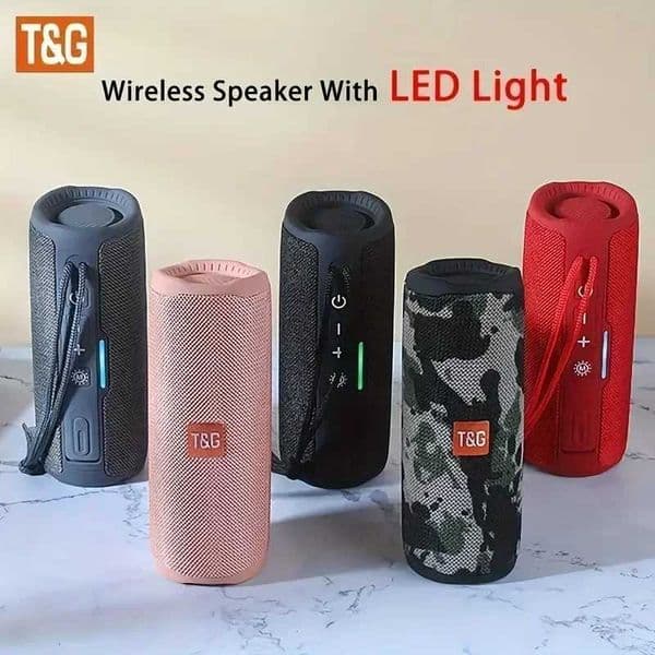 TG TG365 Portable Bluetooth Speaker Dual Bass LED Wireless Subwoofer Waterproof Outdoor Boombox FM AUX BT TF Music Player S260513777Q