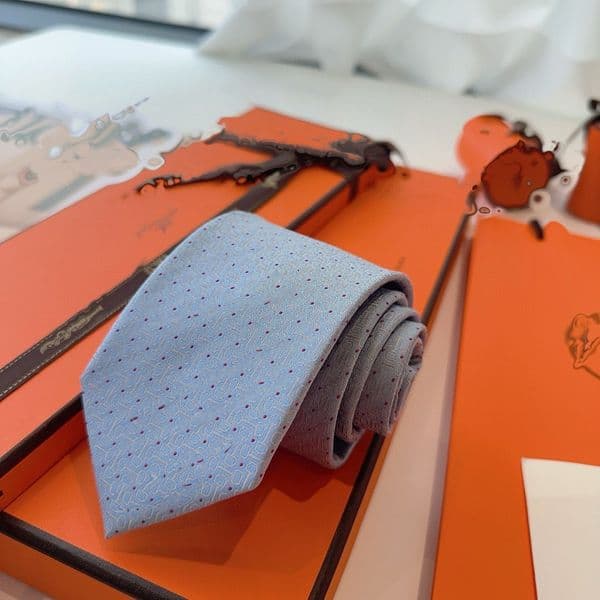 2026 Luxury New Designer 100% Silk Tie Men's and Women's Pattern Letter H Tie Party Suitable for Wedding Business Weaving Fashion Design Hawaiian Tie World Cup Tie