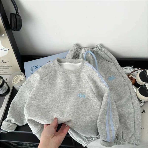 s Sweatshirt Sets Children Long Sleeve Clothing Suits Boy Girl Casual PulloverPants 2Pcs Autumn Teen Tracksuit OutfitL2605143BQS