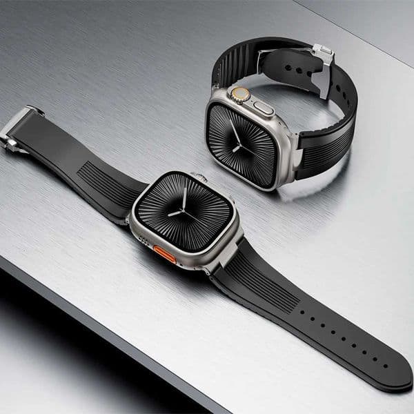 Luxury Sports Silicone Band for Watch tra 3 49mm 46mm 45mm 44mm Men Bracelet Straps For Iwatch Series 11 10 9 8 7 6 5 SEJ260514