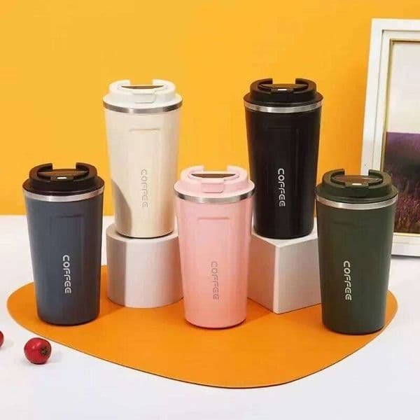 380/510ML Travel Stainless Steel Cup Thermal Leak-Proof Thermos Bottle Tea Coffee Mug Vacuum Flask Insulated Cups Hot 26L0514