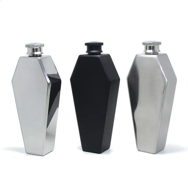 room Luxury Designer Decor 3.5Oz Portable 304 SS 6-Polygon Flagon Whiskey Vodka Wine Pot Hip Flask Alcohol Drinking Bottle Bar Party Outdoor 13