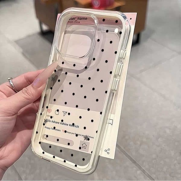 Simple Solid Color Polka Dot Phone Case For Galaxy A57 A37 A55 A54 A36 A35 A16 A15 5G S25 S24 S23 S22 Plus S26 Ultra FE 5G Cover Z260514