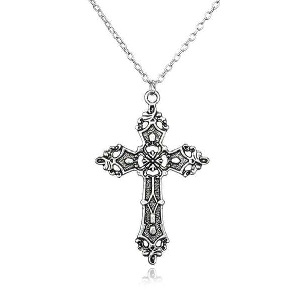 Fashion Christian Necklaces for Women Wen Gift Vintage Gothic for Pendant Long Chain Necklace Choker Goth Punk Jew Q260515
