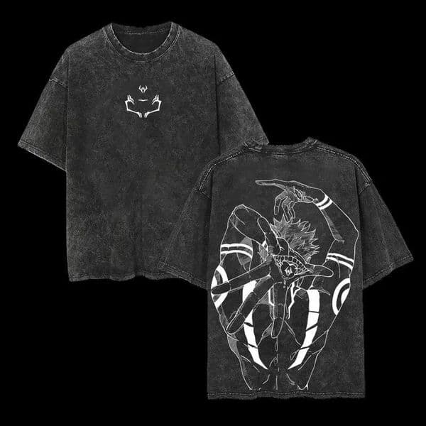 Mens Washed Arrival Clothes Tee Shirt Graphic T-Shirts Men Tshirt for Men Ropa Hombre Anime Jujutsu Kaisen Ryomen Sukuna 260514