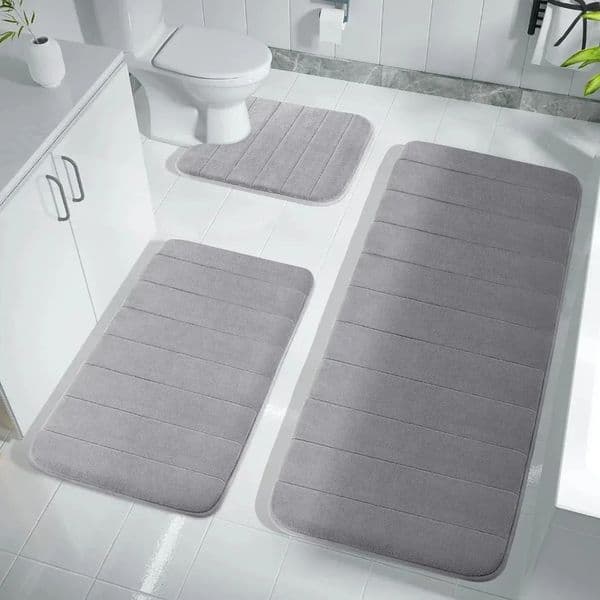 Luxury Designer Decor Super Absorbent room Bath Mat Memory Foam Carpet Non-Slip Bathroom Rug Bathtub Side Floor Rugs Shower Room Doormat Toi 18