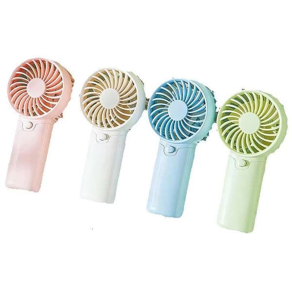 Hand Mini Fan Hot-Selling Handheld Dry Battery Model Logo Customization Strong Wind Portable Personal Mini Fan Gift