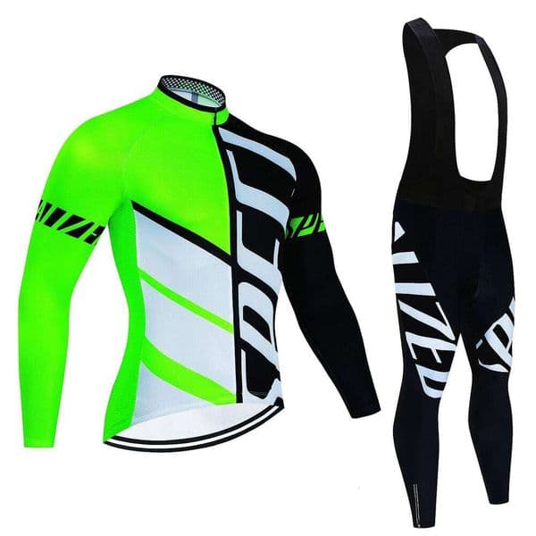 Autumn 2025 Jersey Set Team Long Sleeve Kit Cycling Clothing Sports breathable Men Road Bike Suit MTB Pants Wear W260515