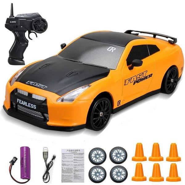 24G High speed Drift Rc Car 4WD Toy Remote Control AE86 Model GTR Vehicle Car RC Racing Cars Toy for Children Christmas Gifts L260515RZDW