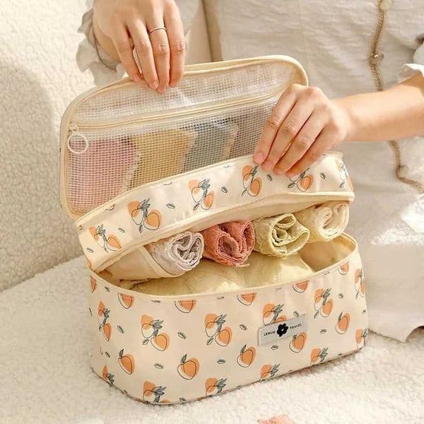 Underwear Storage Bag Travel Portable Bra Storage Bag Underwear Socks Three-in-one Close-fitting Clothing Storage BoxT250515