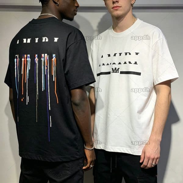 amira brand mens shirts designer clothes men womens shirt Summer brand T-shirt clothing w0qN#