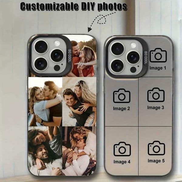 Personalization Custom Multi Photo IMD Phone Case For iPhone 16 15 14 13 12 11 Pro Xs Max X XR Mini 16e 7 8 Plus SE 2020 2022 C260515