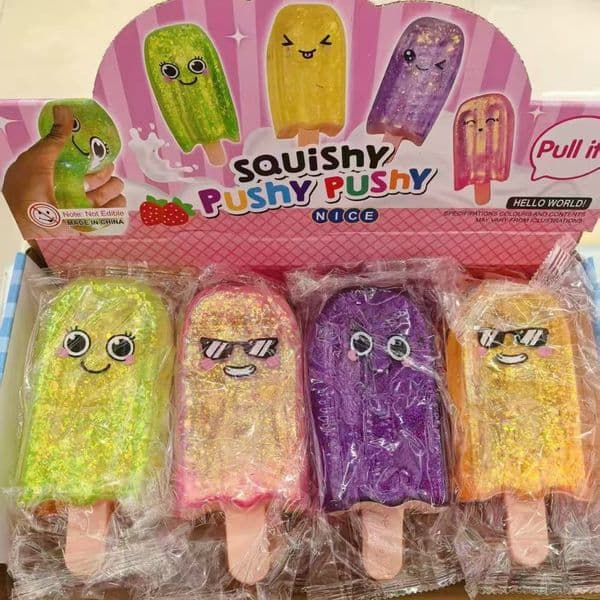 2026 New Best Selling Golden Powder Malt Sugar Ice Lolly Meemele A Realistic Slow Rebound Release And Stress Relieving Toy Manufacturer's Wholesale Toys