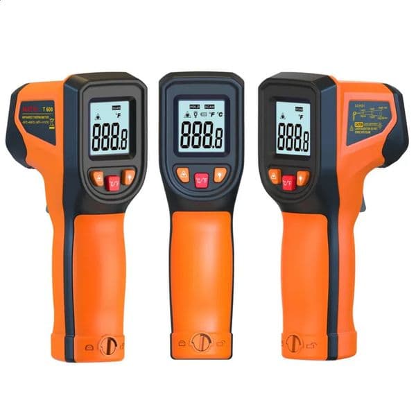 2026 Luxury Designer Decor Infrared Thermometer Handheld Heat Temperature Room For perfume Cooking Tester Pizza Oven cologne Grill Engine Laser Surface Temp Re