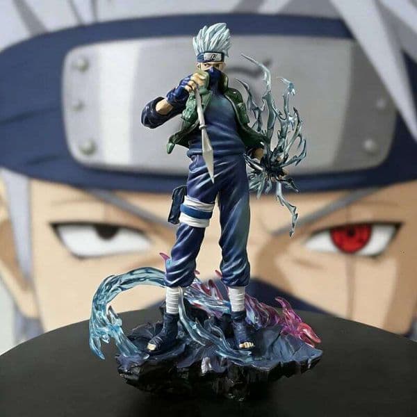 23cm Kakashi Hatake 2.0 Ten Years Ninja Action Figure Anime Collectible Model Toy With Effect Parts Desktop Ornament Boy Gift 26Y0515