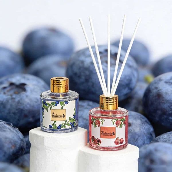 50ml Fruit Scent Reed Diffuser Oil Set Natural Ara Essential Oil Refill Flameless Fragrance DiffuserHe Per DecorJ260515