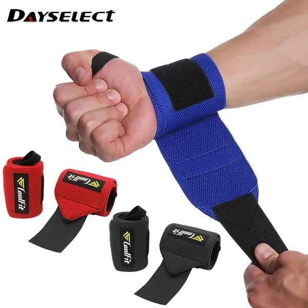 Weight Lifting Wrist Support Wraps with Thumb Loop Gym Elasticated Straps for Crossfit Strength Training Powerlifting Women Men 260506