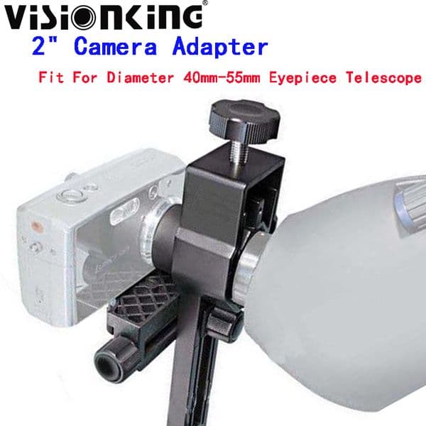 Visionking Multipurpose 2" Camera Adapter Photography Bracket Connection Spotting Scope Astronomical telescope Microscop Mount Support