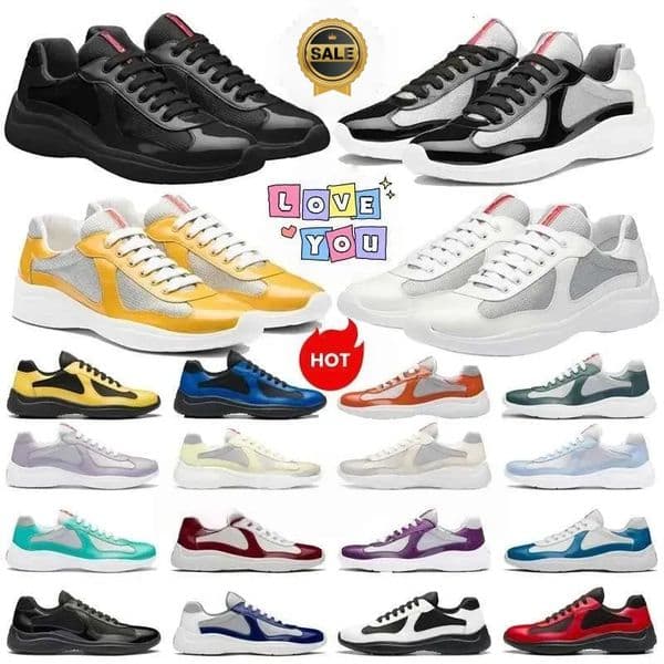 Designer shoes Mens Dress Shoes Sneakers Casual Mens Shoes Designer American Casual low red Luxury Trainers Americas Fabric Outdoor Comfortable Walking Size 36-47