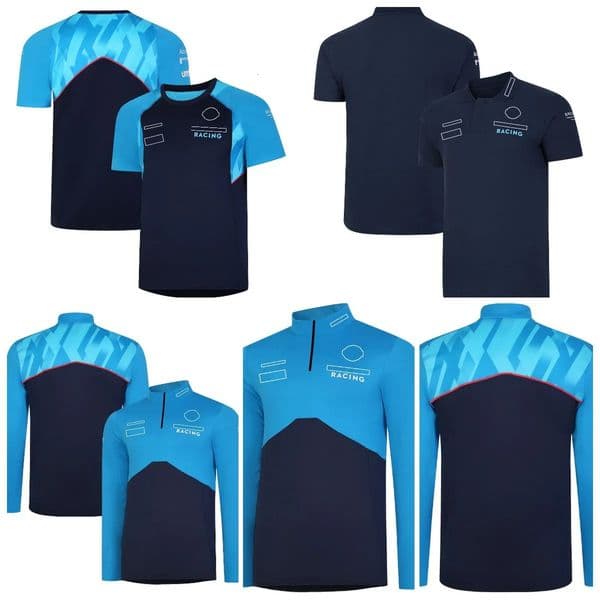 Motorcycle Gear F1 Team Clothing Leisure Sports Fans POLO Racing Lapel T-Shirt Plus Size Custom Quick-Drying ride gear Shirt Free Ship 02