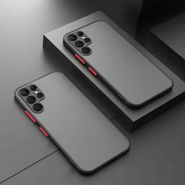 Shockproof Armor Phone Case For Samsung Galaxy S25 S24 S23 FE S22 Ultra Cover Samsung S21 S20 Plus FE Matte Hard PC Bumper Cover C260515