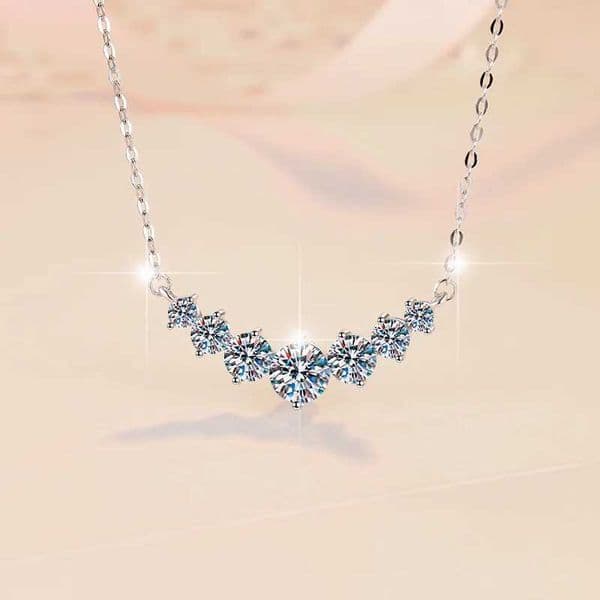 Luxury 925 Sterling Silver Necklace Noble Pendant for Women Wedding Jewelry Fine Accessories Zircon Fashion Party Gifts Q260515