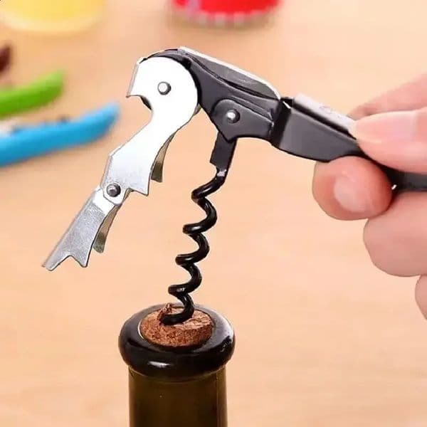 1pc Premium Stainless Steel Wine Bottle Opener Multi-Functional Bottle Openers Wine Cork Screw Corkscrew Beer Cap Remover Bar 260515