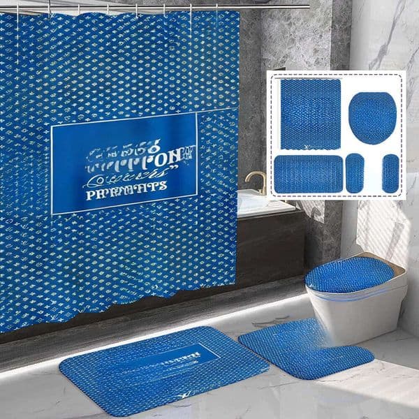 Shower Curtain Bathroom Curtains Natural Scenery Waterproof Fabric Background Wall Decor Screen
